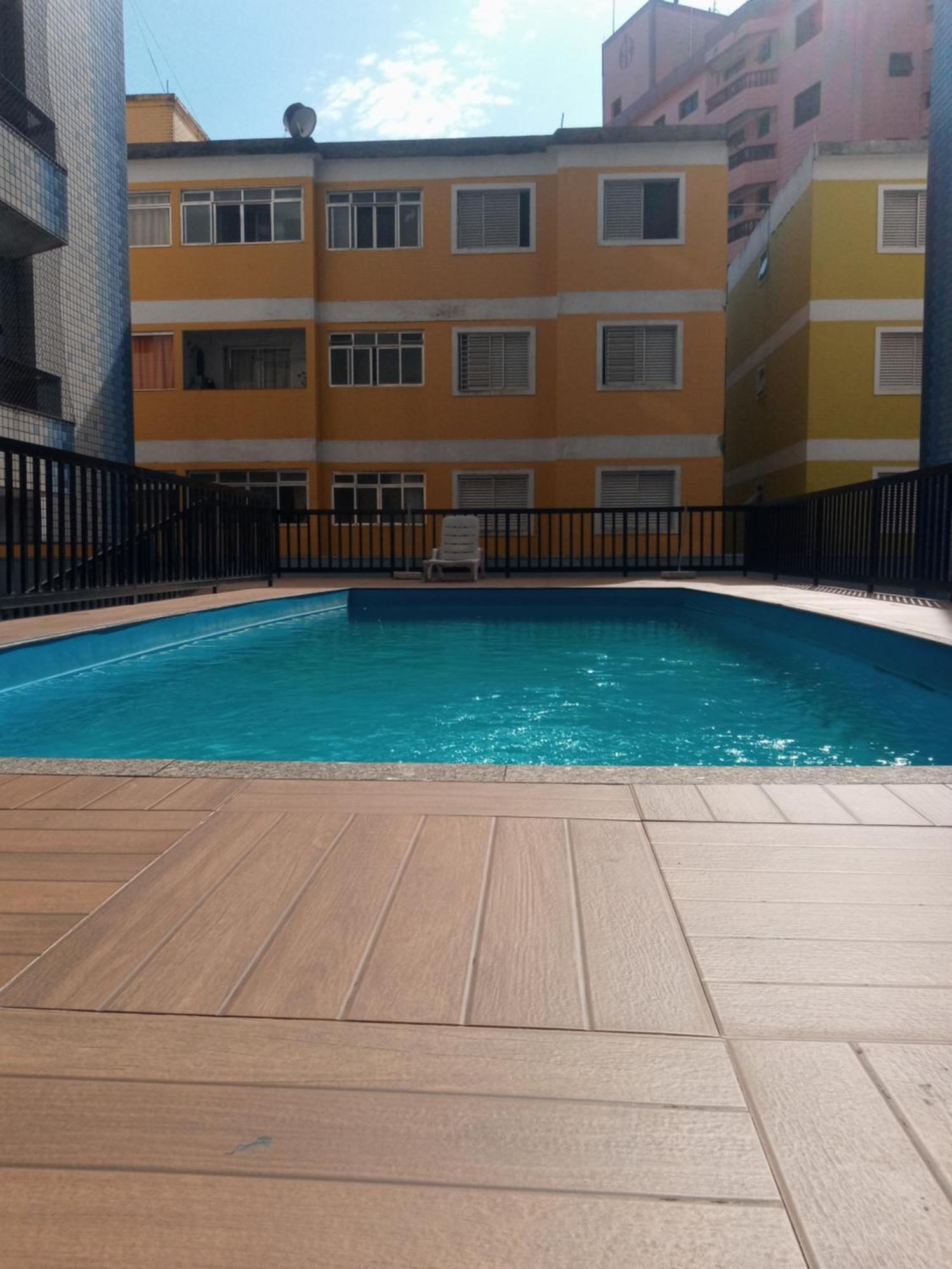 Apto Com Piscina 100 Mts Da Praia Praia Grande  Bagian luar foto